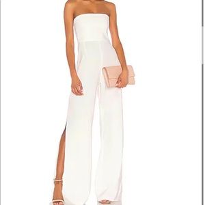 NOOKIE GLAMOUR JUMPSUIT IN WHITE